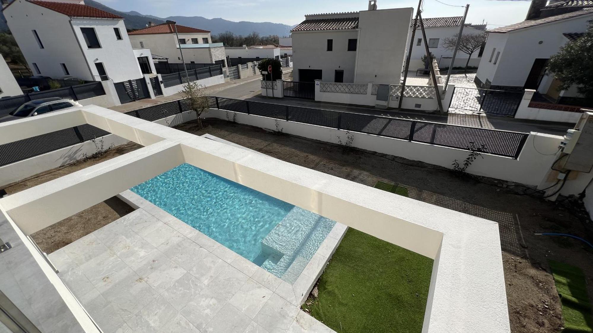 Casa Moderna Roses Con Piscina Y Jardin Mas Bosca, Roses Villa Palau Saverdera Eksteriør billede