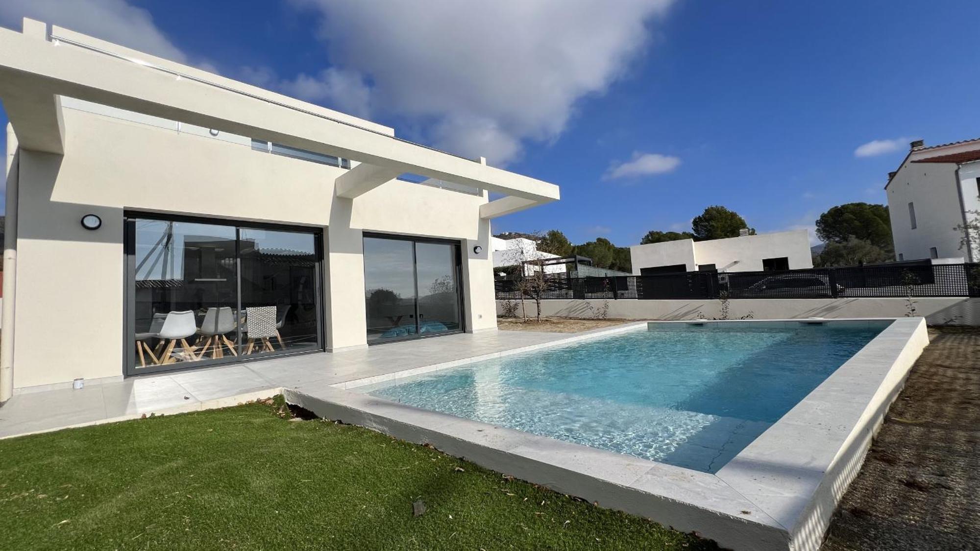 Casa Moderna Roses Con Piscina Y Jardin Mas Bosca, Roses Villa Palau Saverdera Eksteriør billede