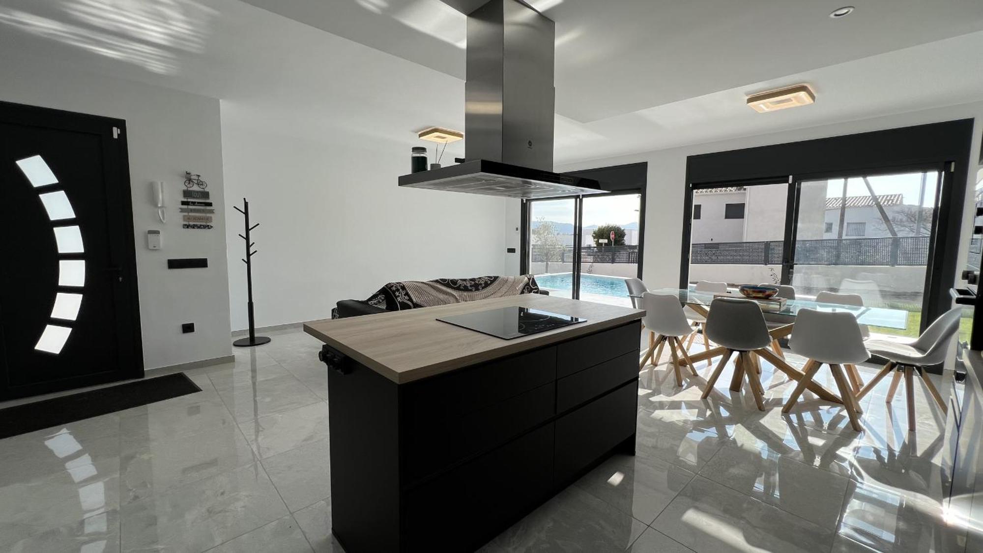 Casa Moderna Roses Con Piscina Y Jardin Mas Bosca, Roses Villa Palau Saverdera Eksteriør billede