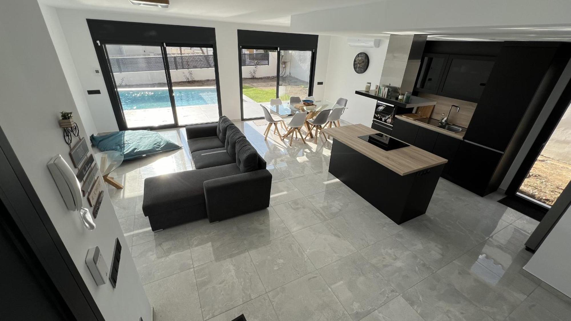 Casa Moderna Roses Con Piscina Y Jardin Mas Bosca, Roses Villa Palau Saverdera Eksteriør billede