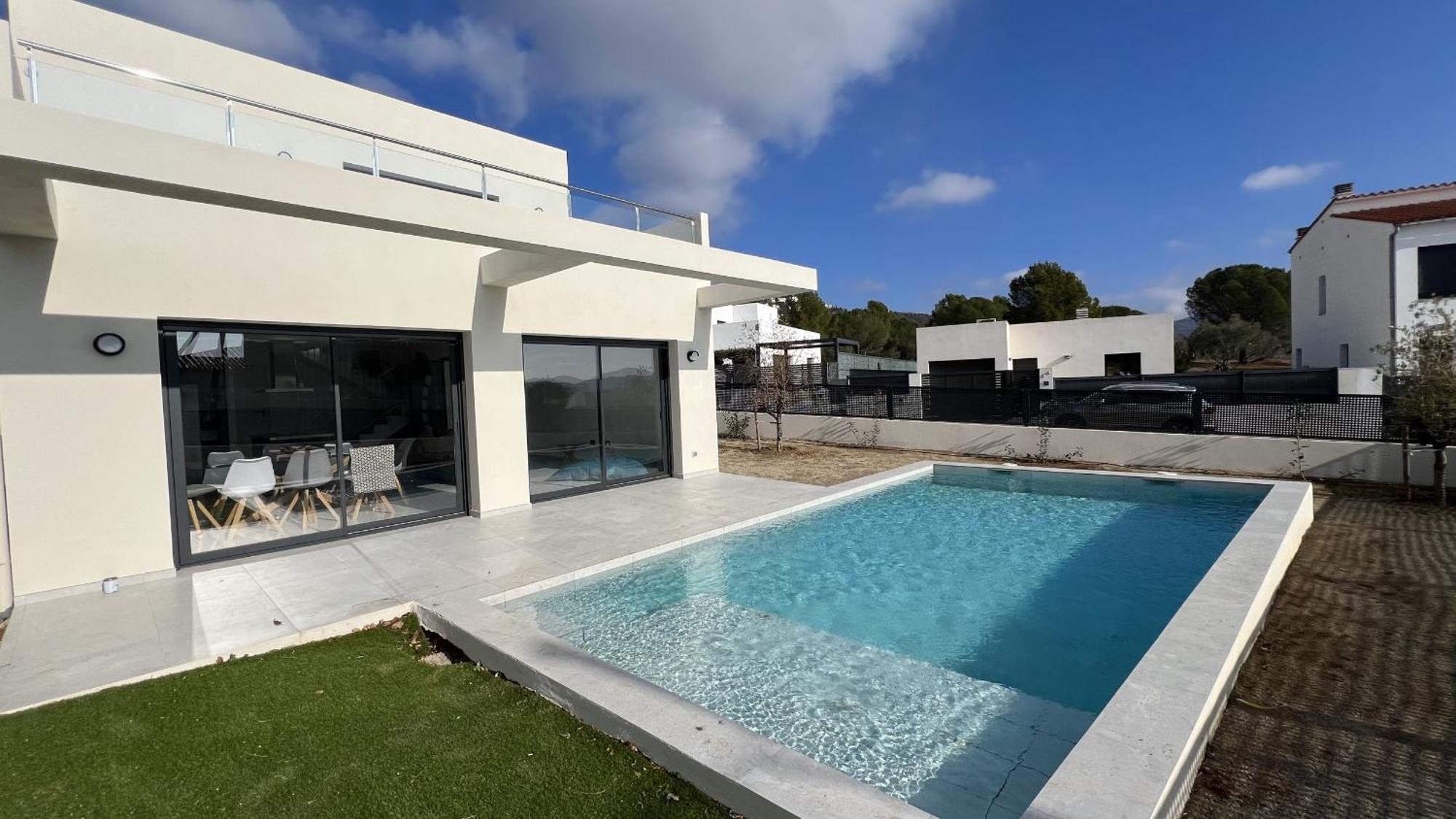 Casa Moderna Roses Con Piscina Y Jardin Mas Bosca, Roses Villa Palau Saverdera Eksteriør billede