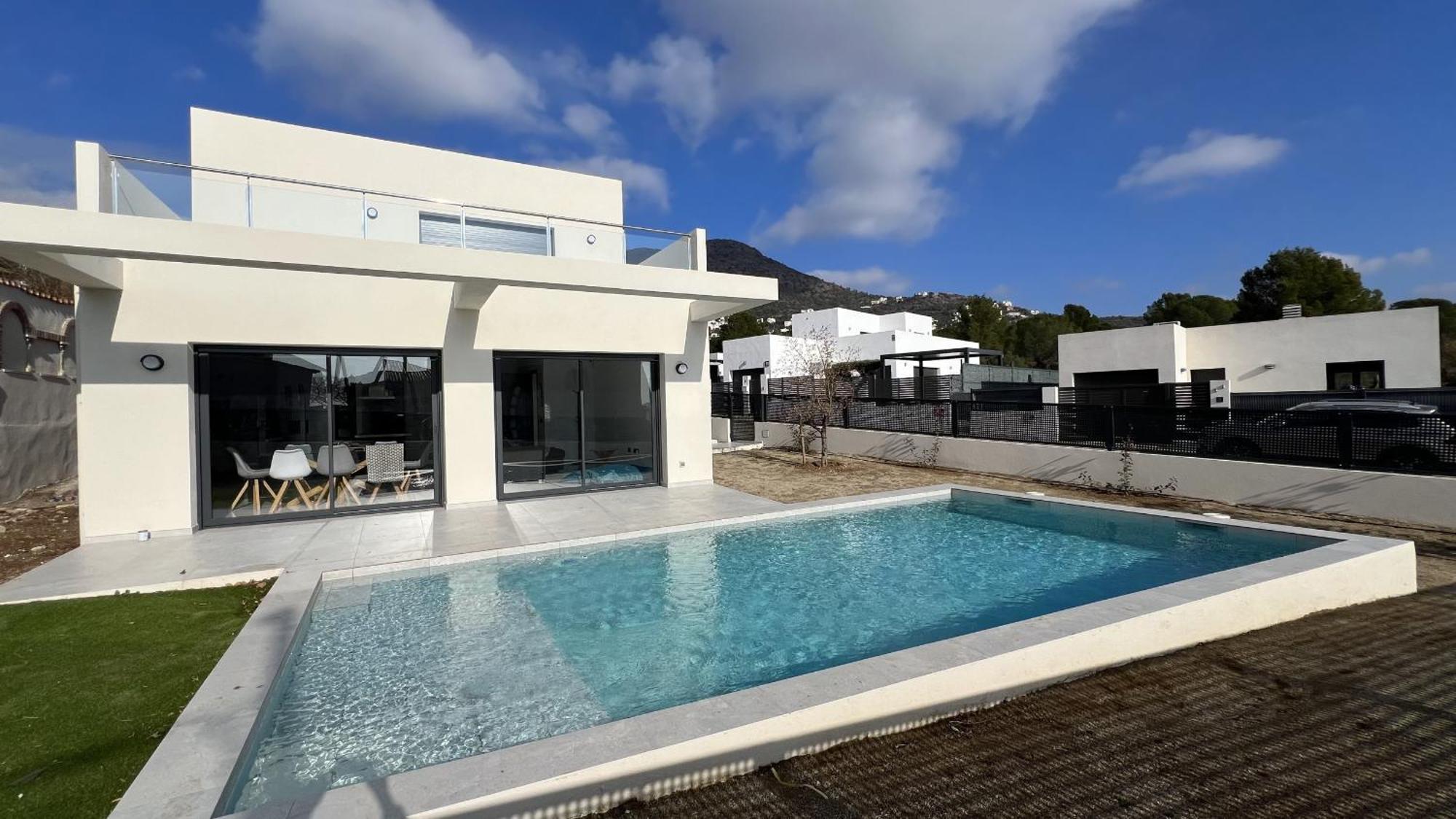 Casa Moderna Roses Con Piscina Y Jardin Mas Bosca, Roses Villa Palau Saverdera Eksteriør billede