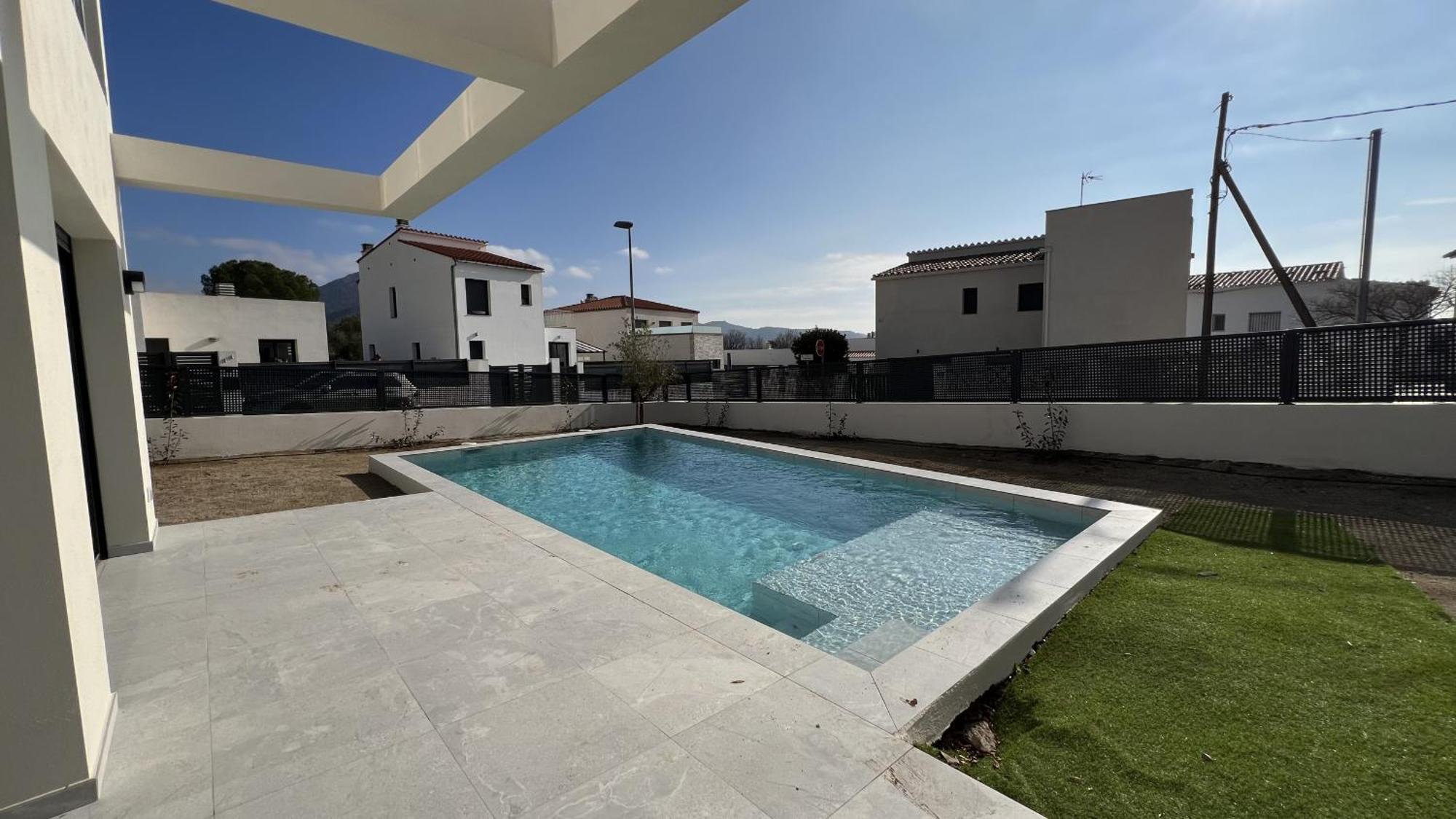 Casa Moderna Roses Con Piscina Y Jardin Mas Bosca, Roses Villa Palau Saverdera Eksteriør billede